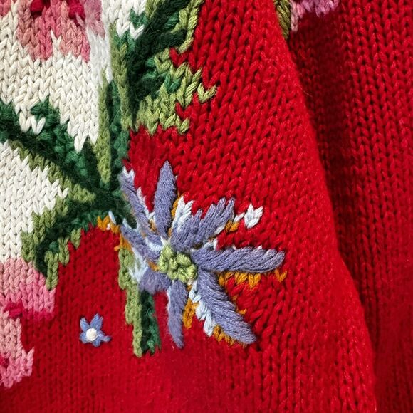 Cullinane 1990s Women’s Oversized Multi-Color Sweater – Medium - Picture 3 of 7